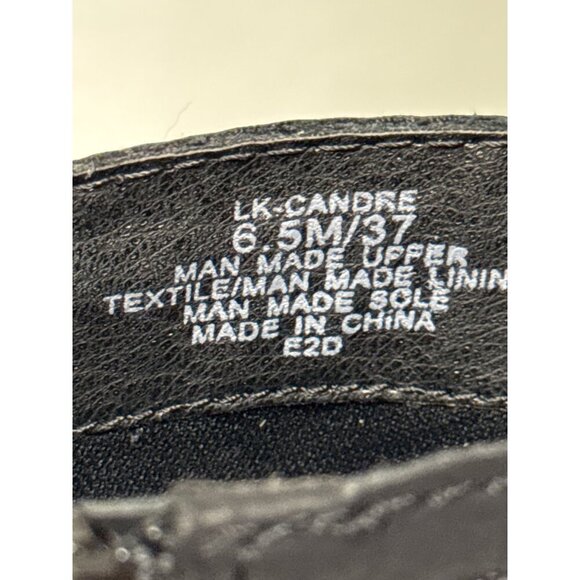 NEW Lucky Brand Women's Boots Candre Motorcycle Black Buckle Cycle Grunge 6.5 - Picture 8 of 11